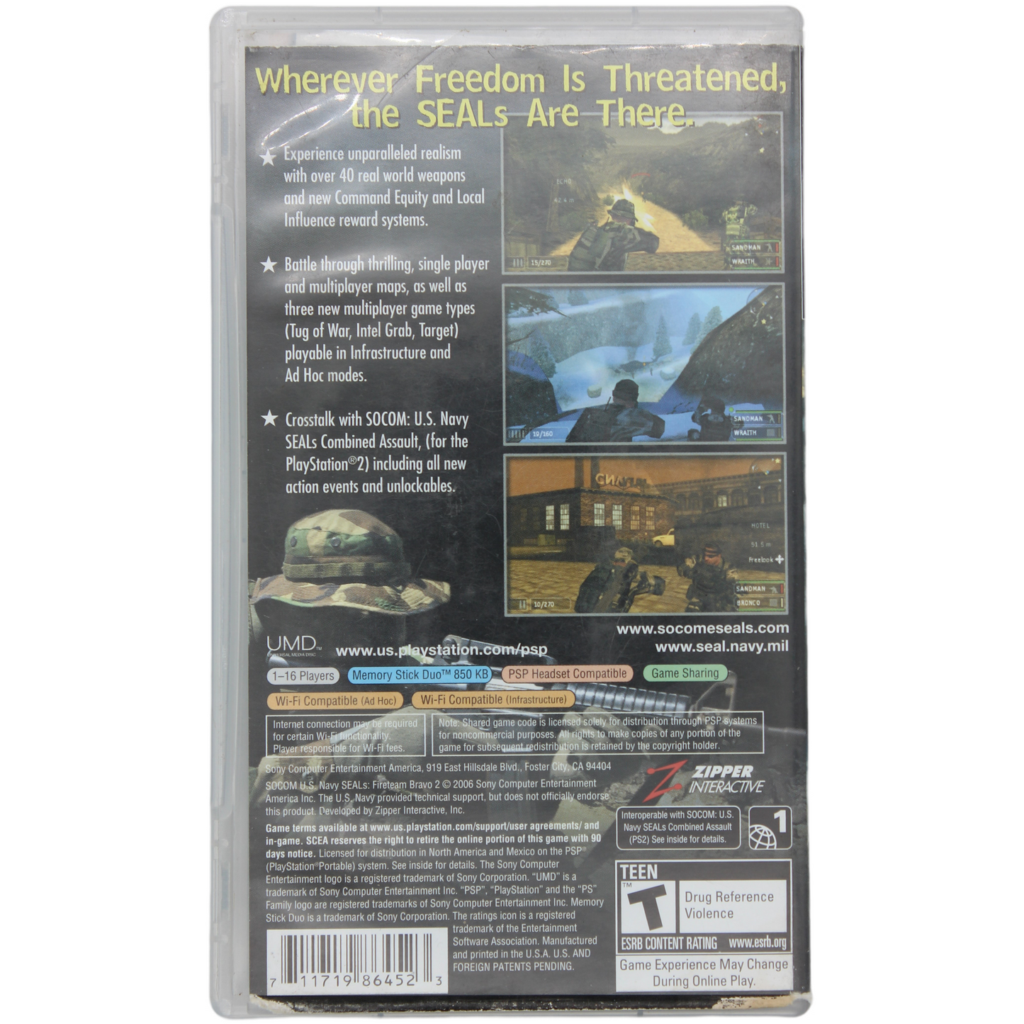 SOCOM U.S. Navy SEALs: Fireteam Bravo 2 (PSP)