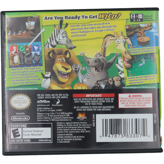 Madagascar: Escape 2 Africa (DS)