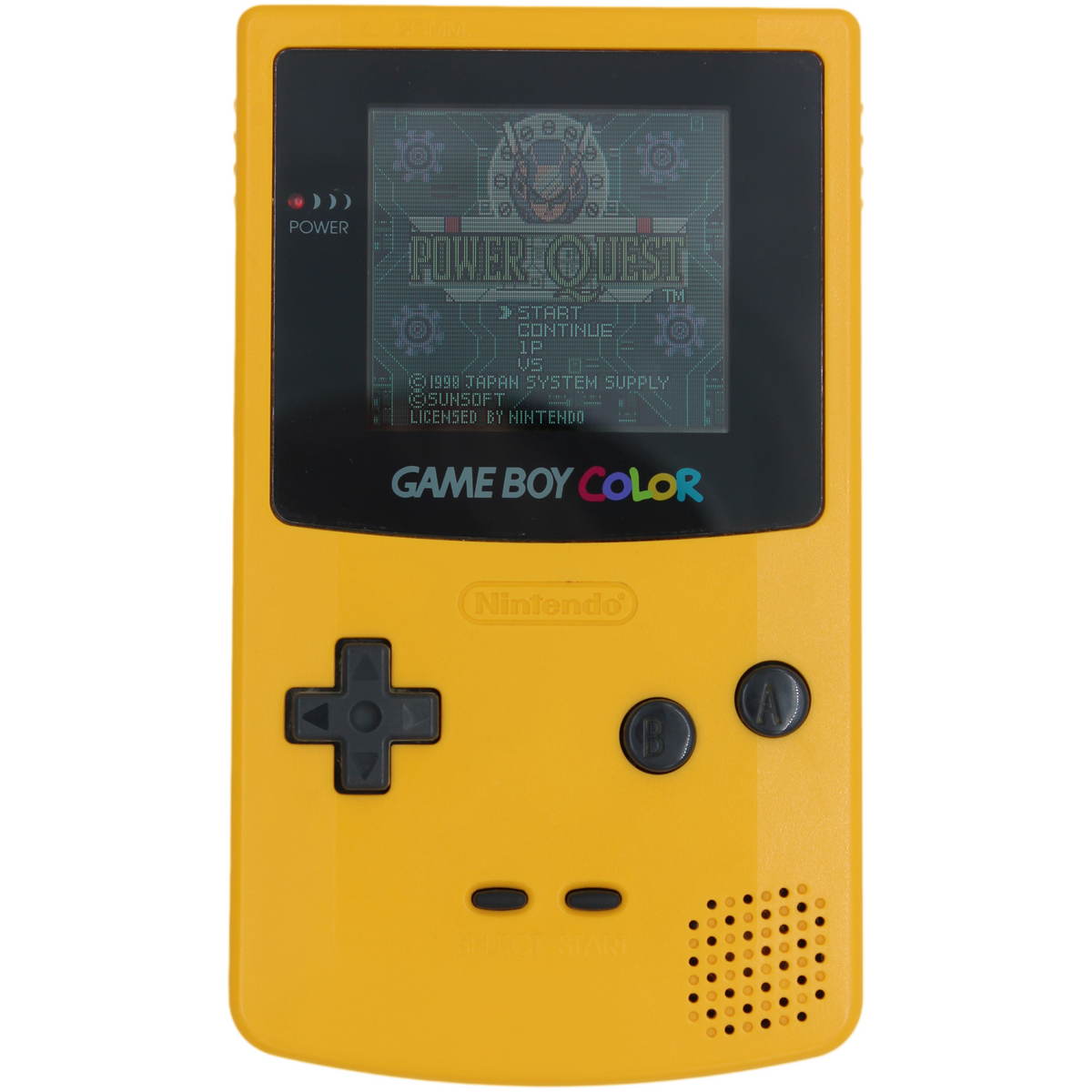 Game Boy Color Yellow