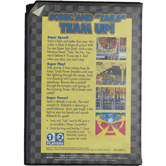 Sonic The Hedgehog 2 [Not For Resale] (Genesis)