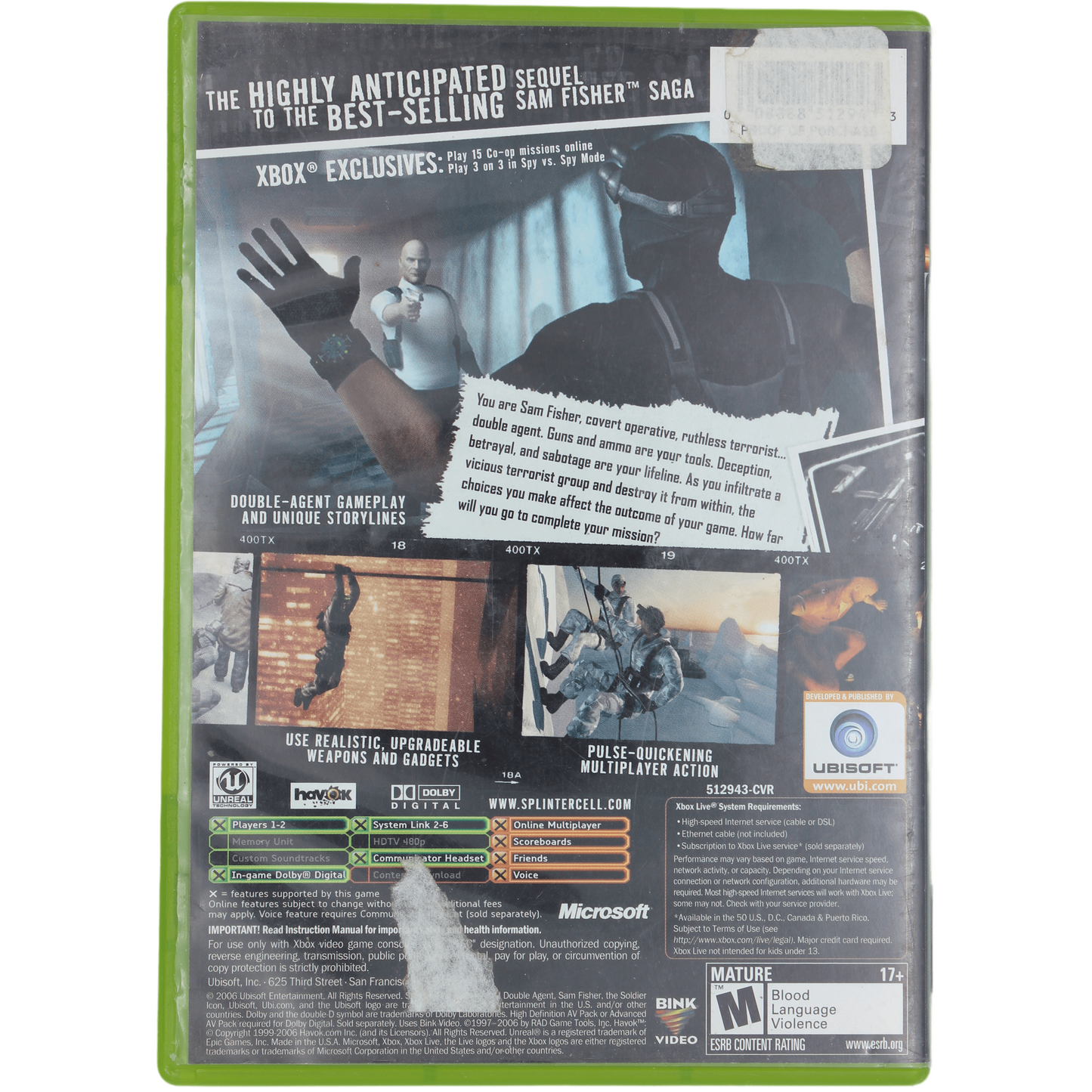 Splinter Cell: Double Agent (Xbox)