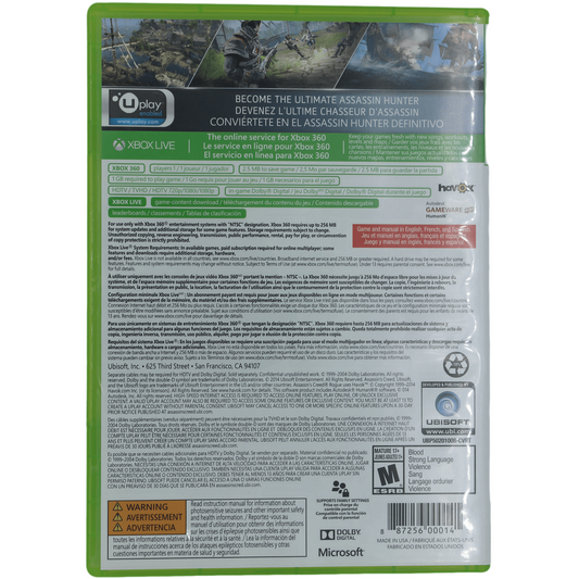 Assassin's Creed: Rogue (360)
