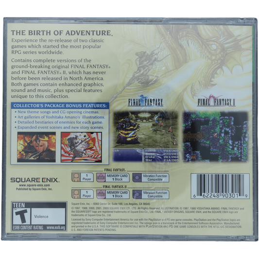 Final Fantasy Origins [Remastered Editions] [Greatest Hits] (PS1)