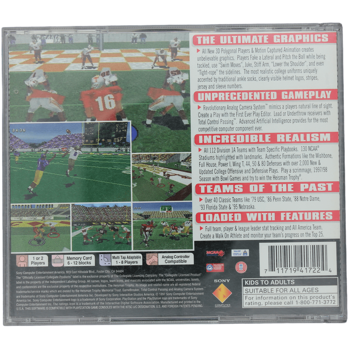 NCAA Game Breaker 98
