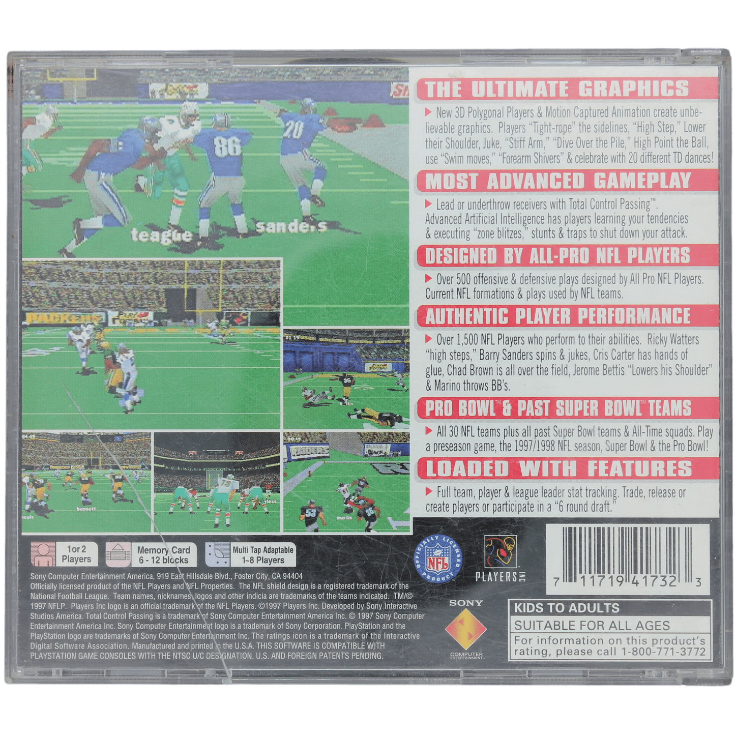 NFL Gameday 98
