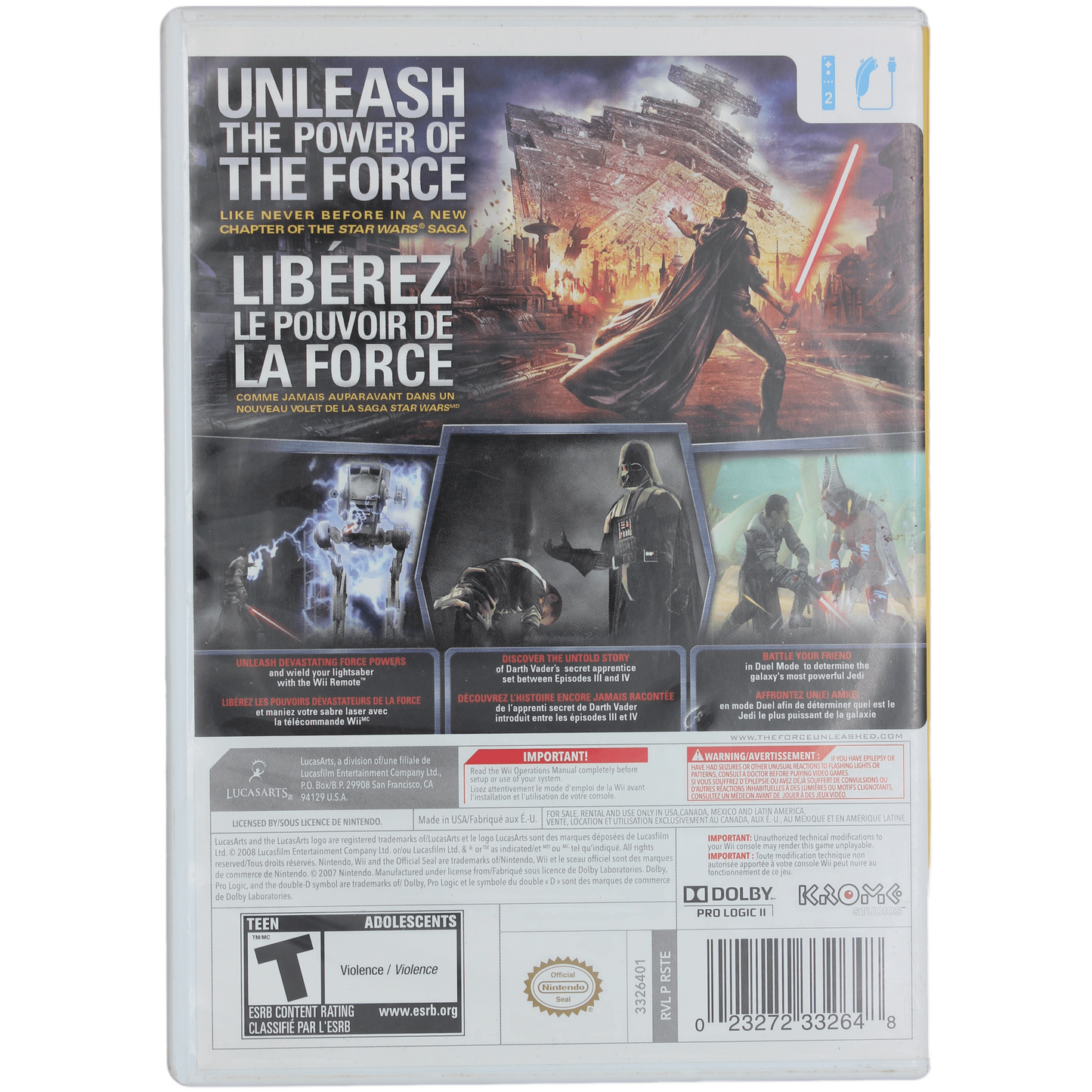 Star Wars: The Force Unleashed (Wii)