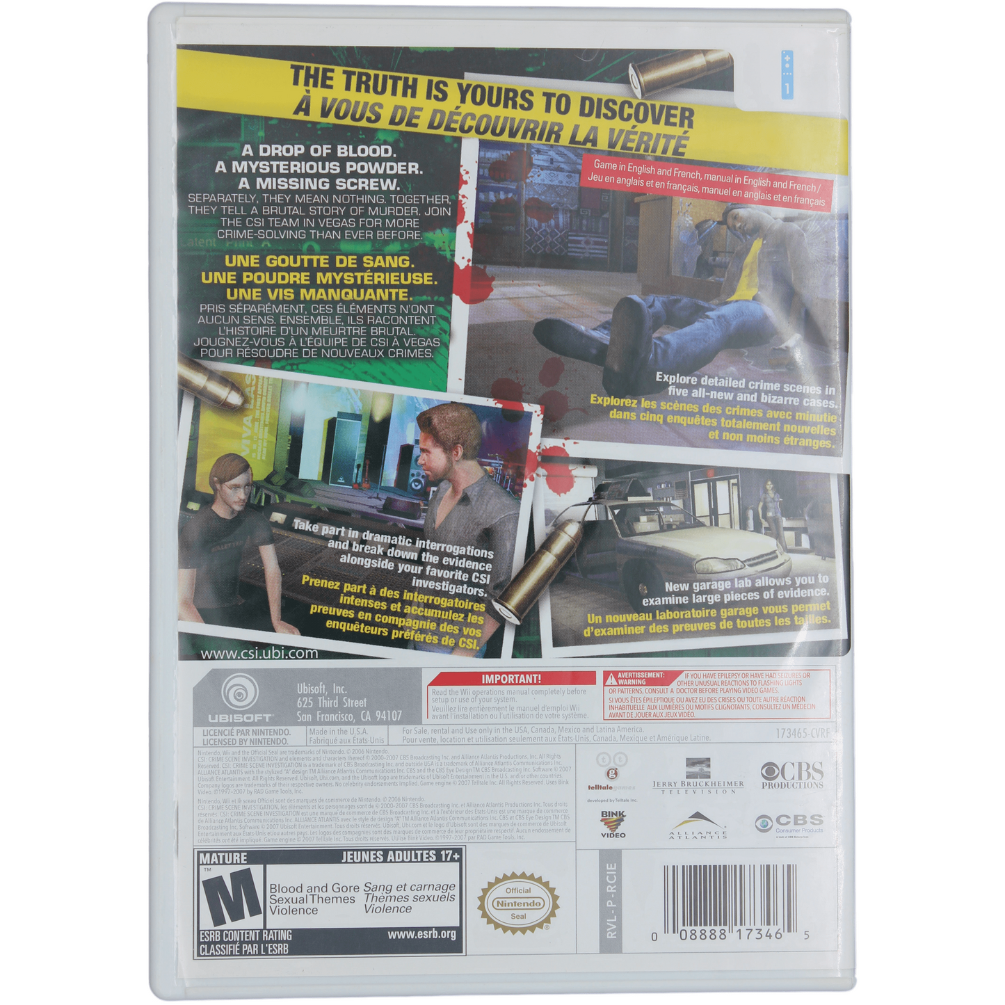 CSI: Hard Evidence (Wii)