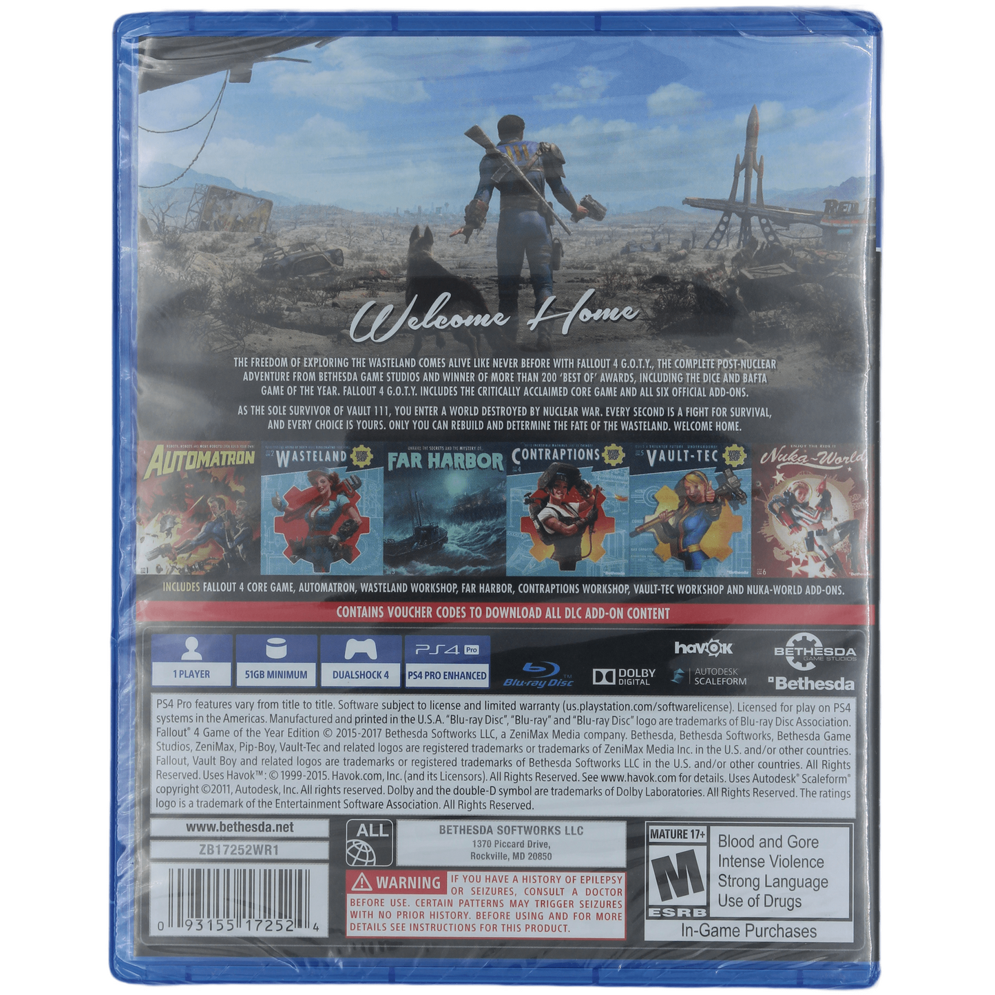 Fallout 4: G.O.T.Y. [Game Of The Year Edition] (PS4)