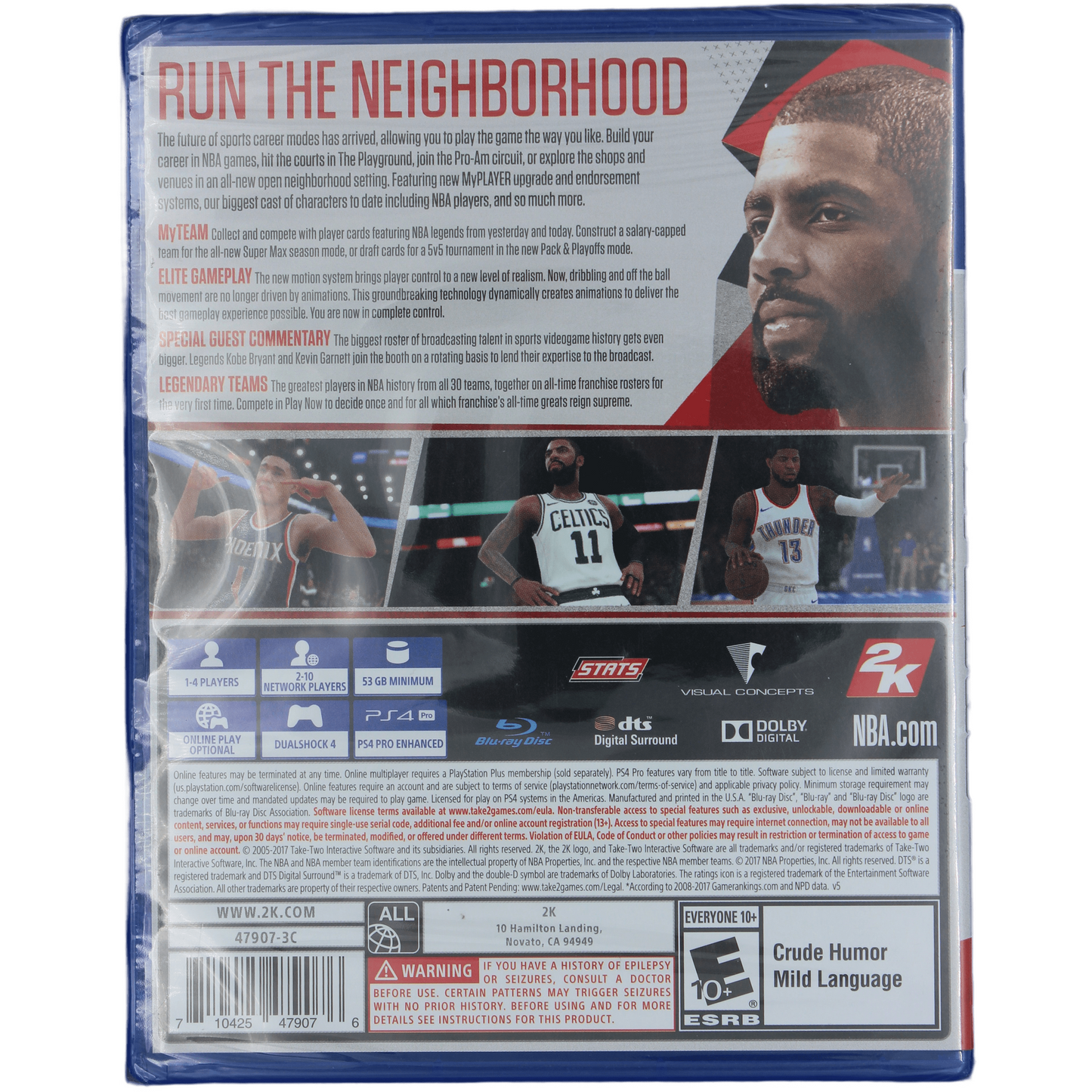 NBA 2K18 [Kyrie Irving USA Cover Variant] - Sealed