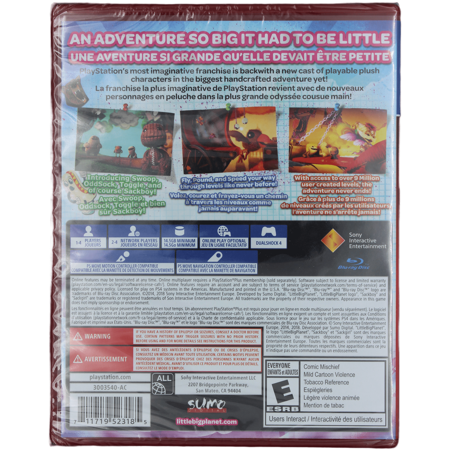 LittleBigPlanet 3 [PlayStation Hits] - Sealed