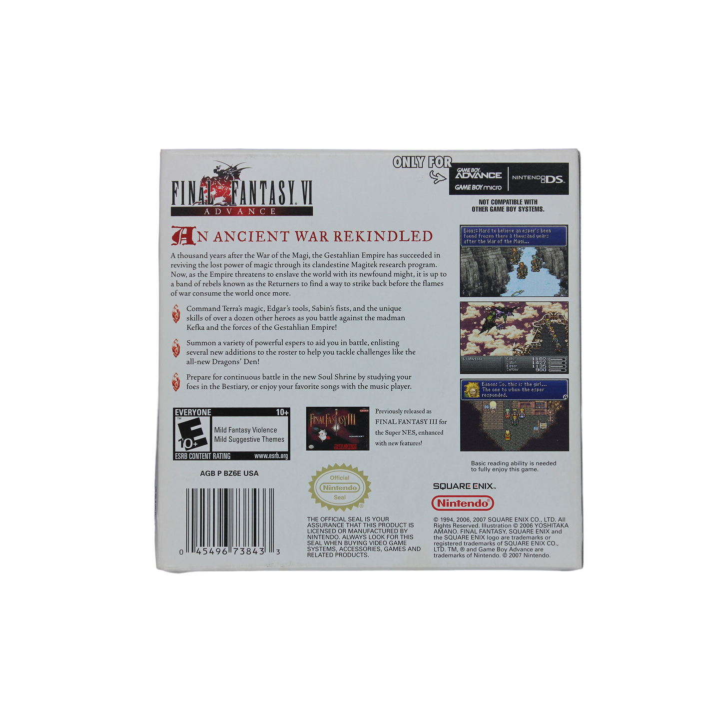 Final Fantasy VI Advance (GBA)