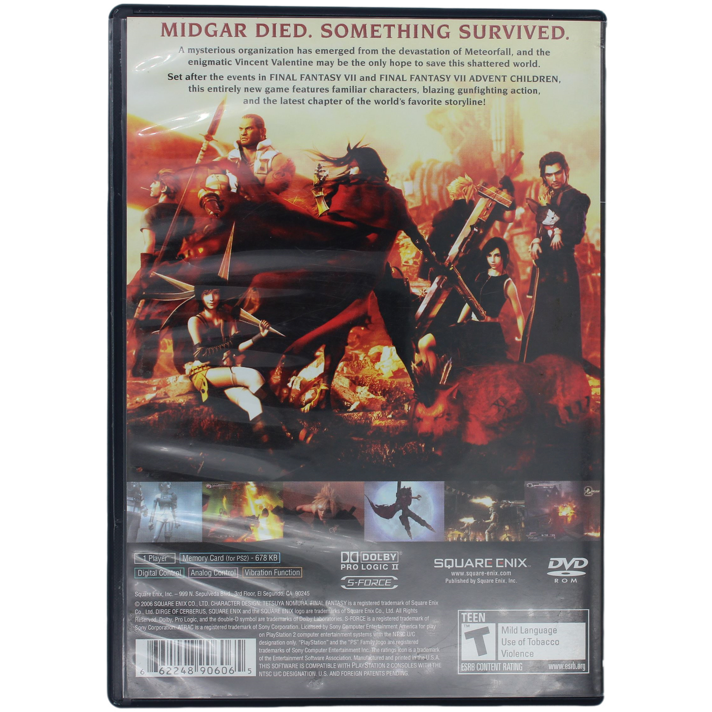 Final Fantasy VII: Dirge Of Cerberus (PS2)