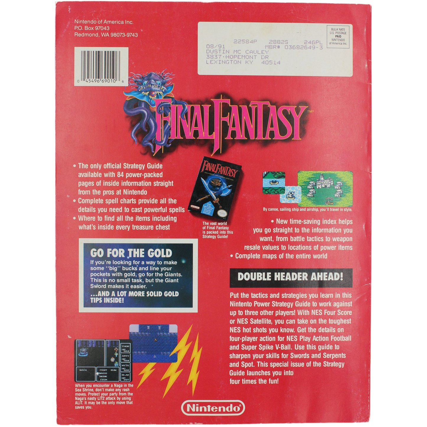 Final Fantasy: Official Strategy Guide (NES)