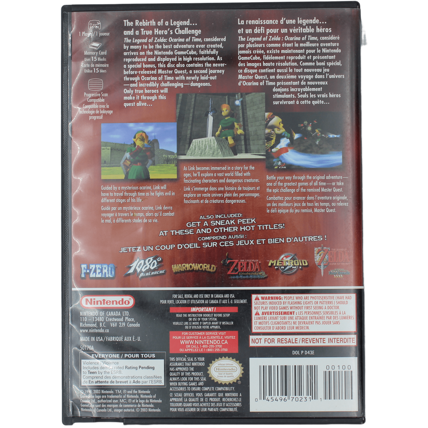 The Legend Of Zelda: Ocarina Of Time | Ocarina Of Time Master Quest (GC)