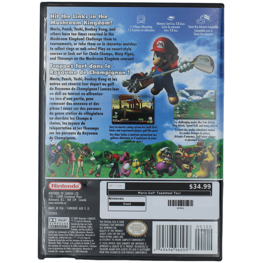 Mario Golf Toadstool Tour (Gamecube)