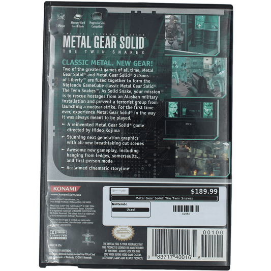 Metal Gear Solid Twin Snakes (GC)