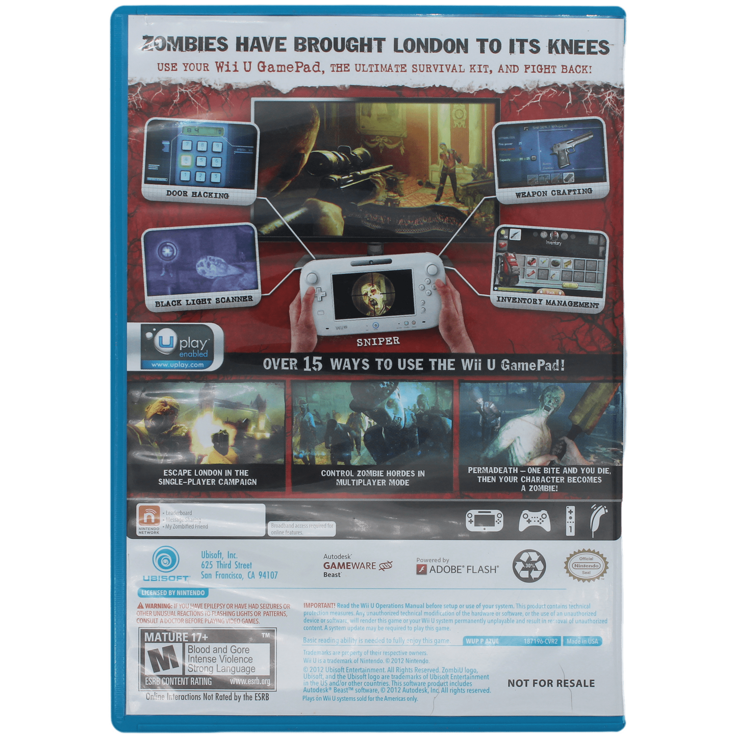 ZombiU [Not For Resale]