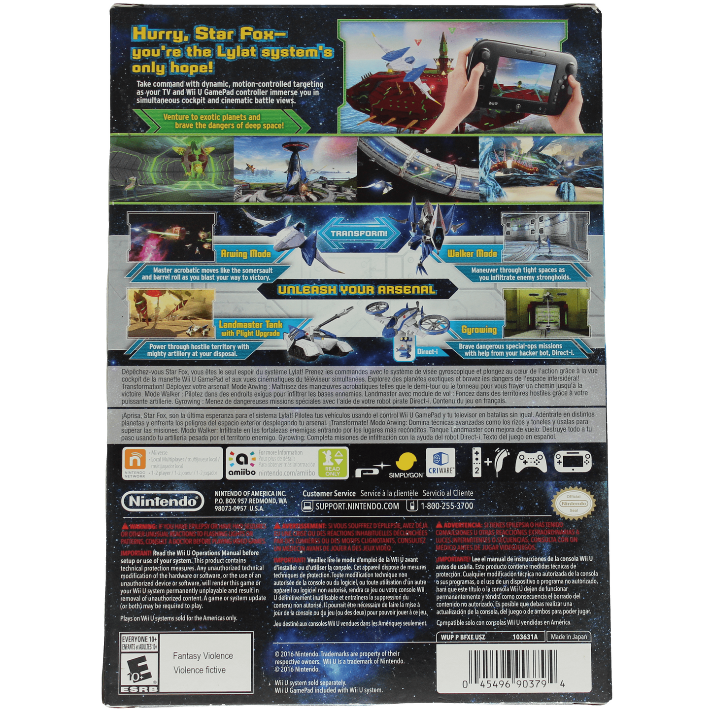 Star Fox: Zero/Star Fox Guard Bundle (WiiU)