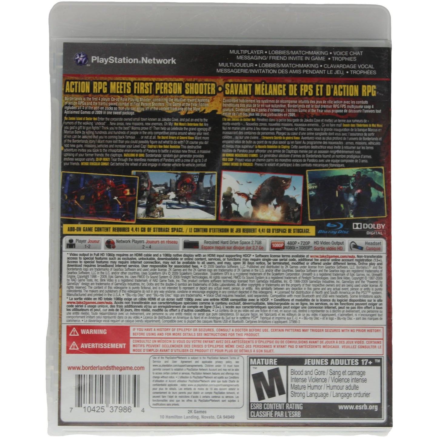 Borderlands [Game Of The Year Edition] (PS3)