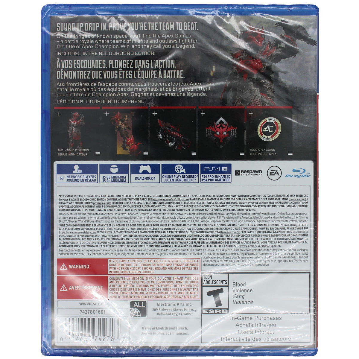 Apex Legends [Bloodhound Edition] (PS4) - Sealed
