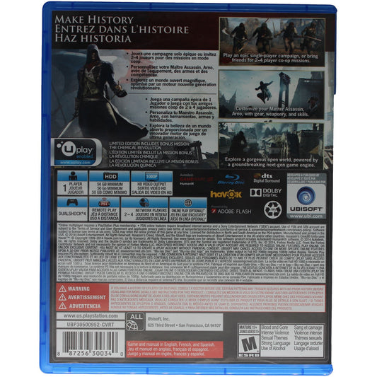 Assassin's Creed: Unity [Limited Edition] (PS4)