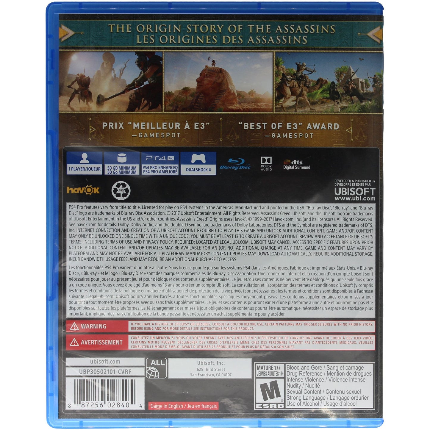 Assassin's Creed: Origins (PS4)