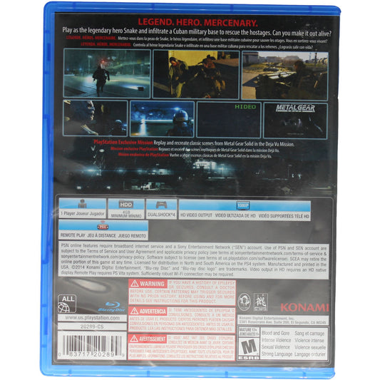 Metal Gear Solid V: Ground Zeroes