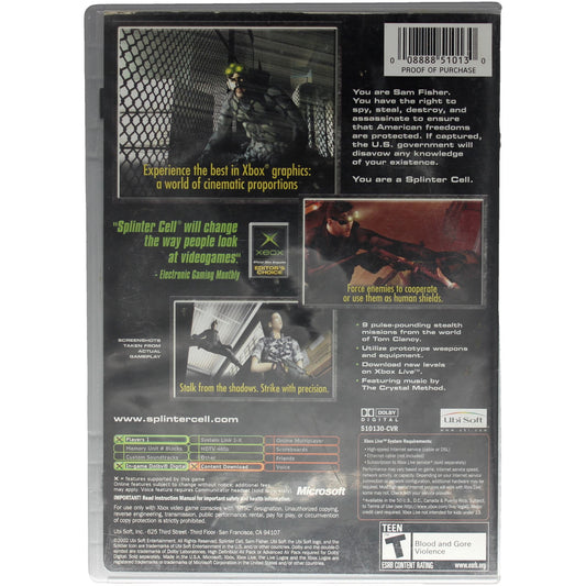 Splinter Cell: Stealth Action Redefined (Xbox)