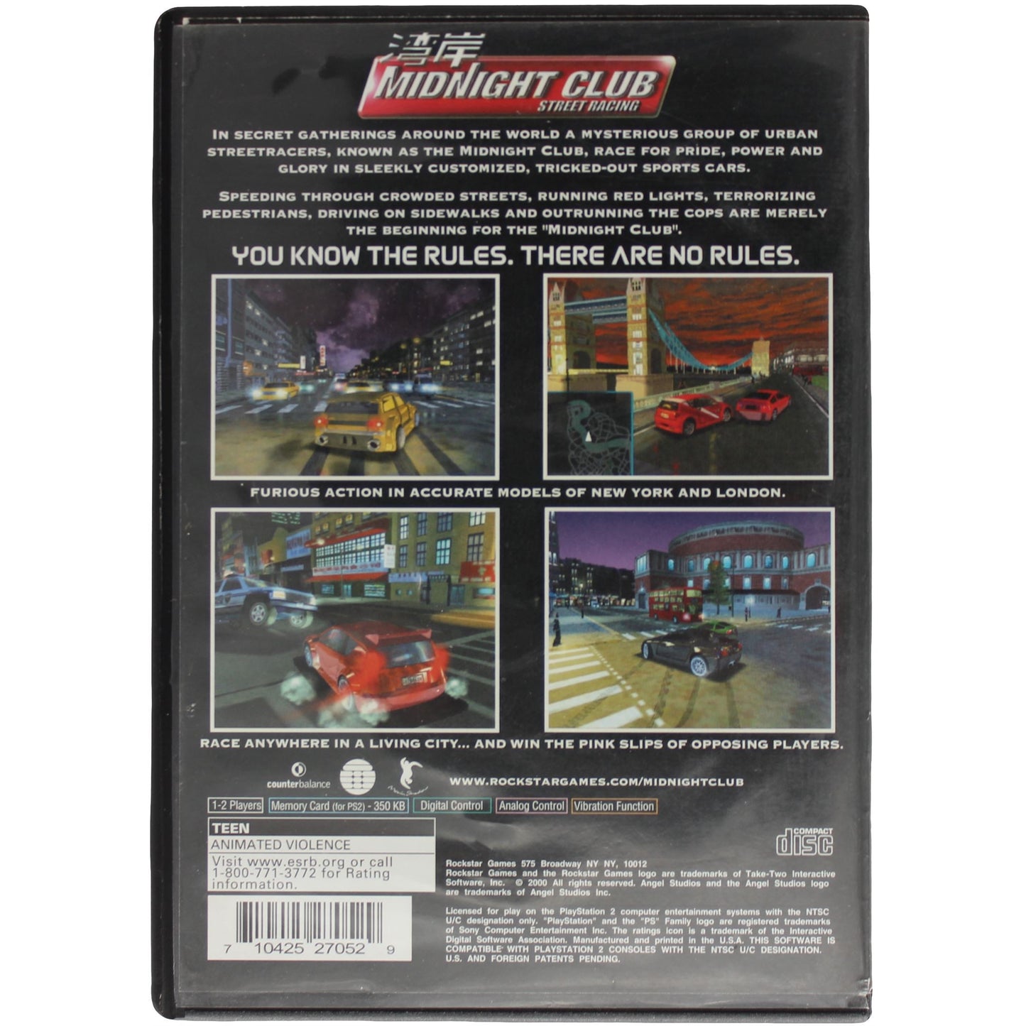 Midnight Club Street Racing (PS2)
