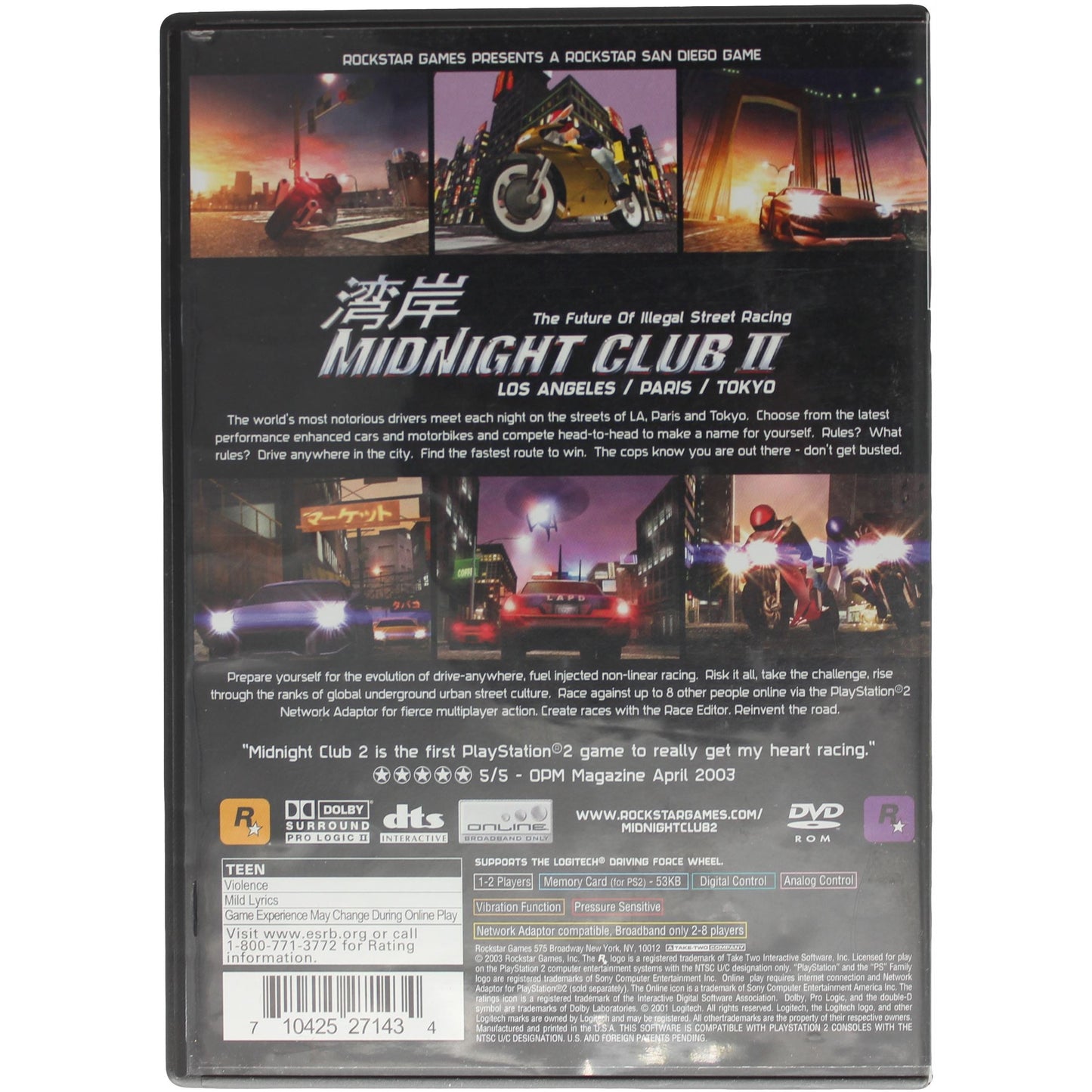 Midnight Club II (PS2)
