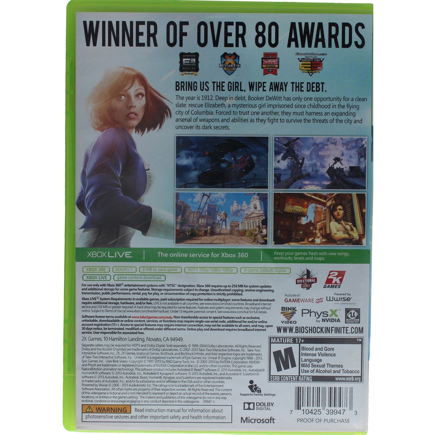 BioShock: Infinite (Xbox360)