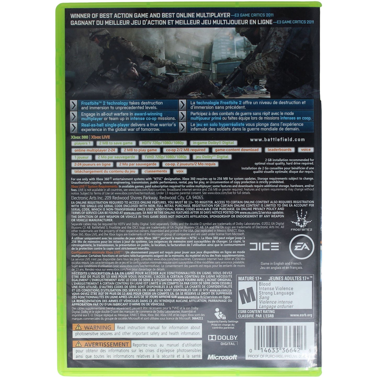Battlefield 3 (Xbox 360)