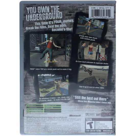 Tony Hawk's Underground [Platinum Hits] (Xbox)
