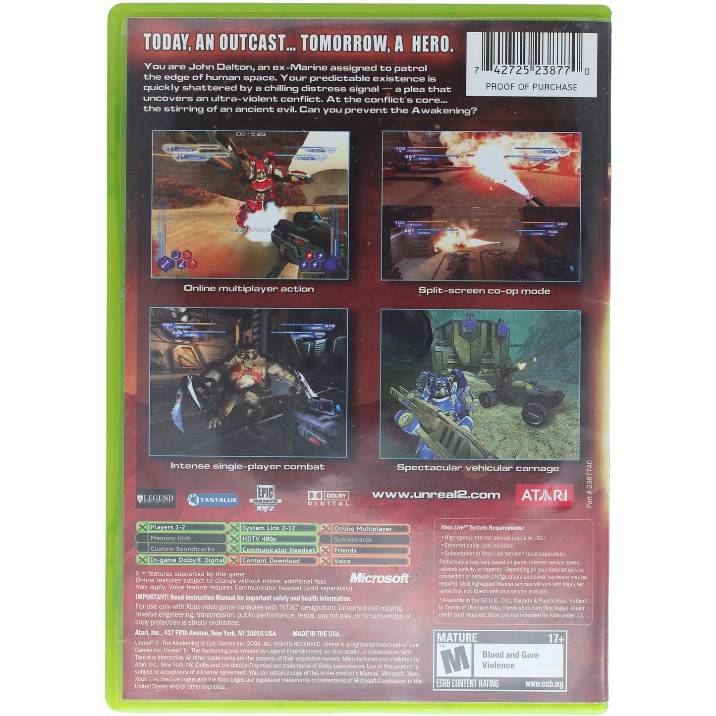 Unreal II: The Awakening (Xbox)