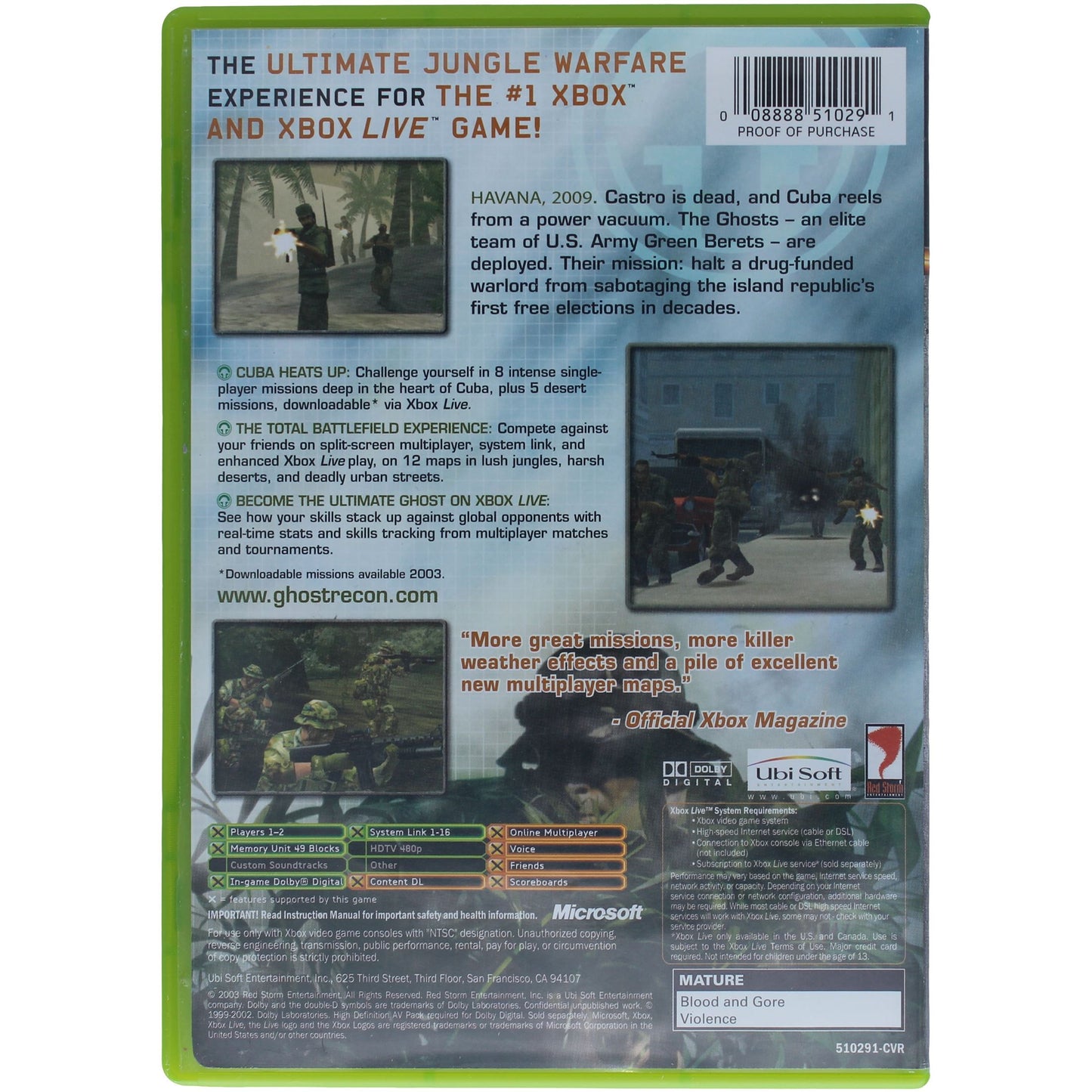 Ghost Recon: Island Thunder (Xbox)