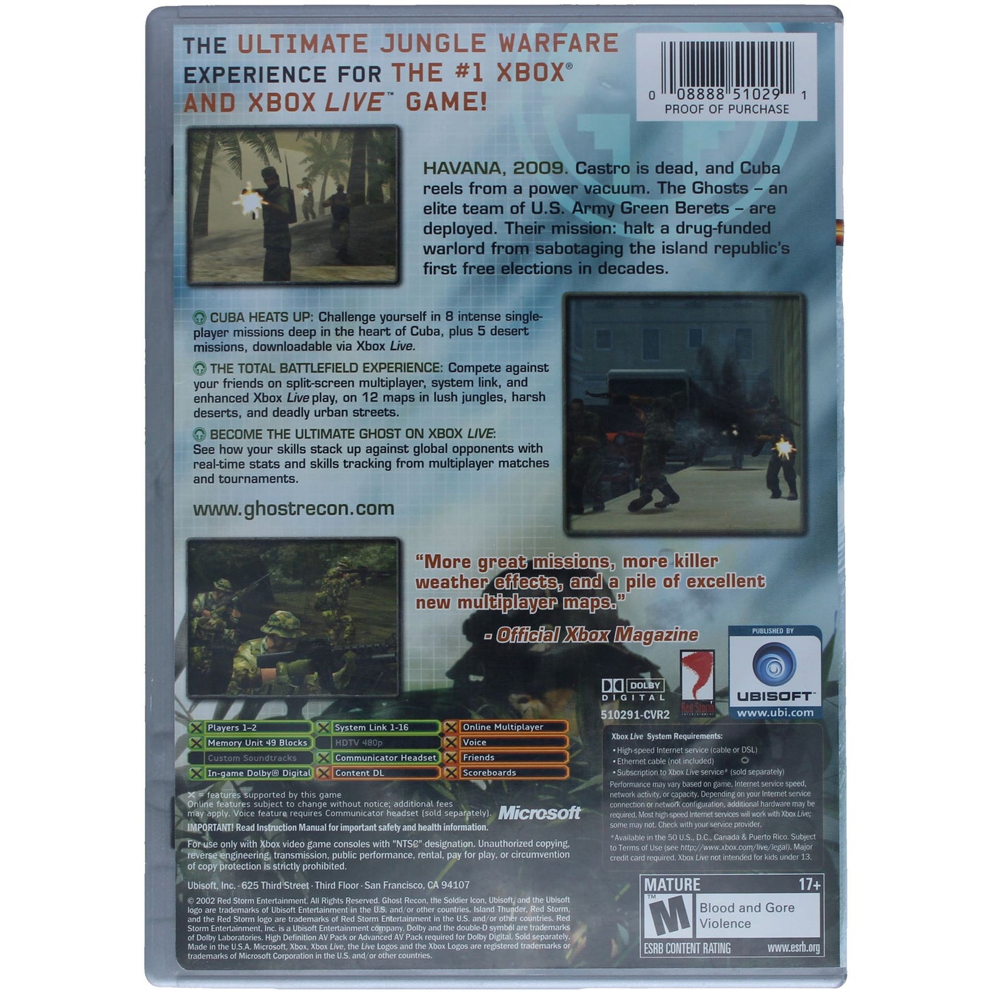 Ghost Recon: Island Thunder (Xbox)