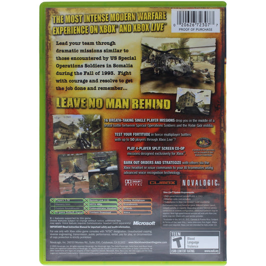 Delta Force: Black Hawk Down (Xbox)