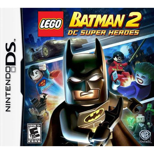 LEGO Batman 2 DC Super Heroes game cover for Nintendo DS