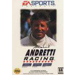 Andretti Racing video game cover featuring a driver's face
