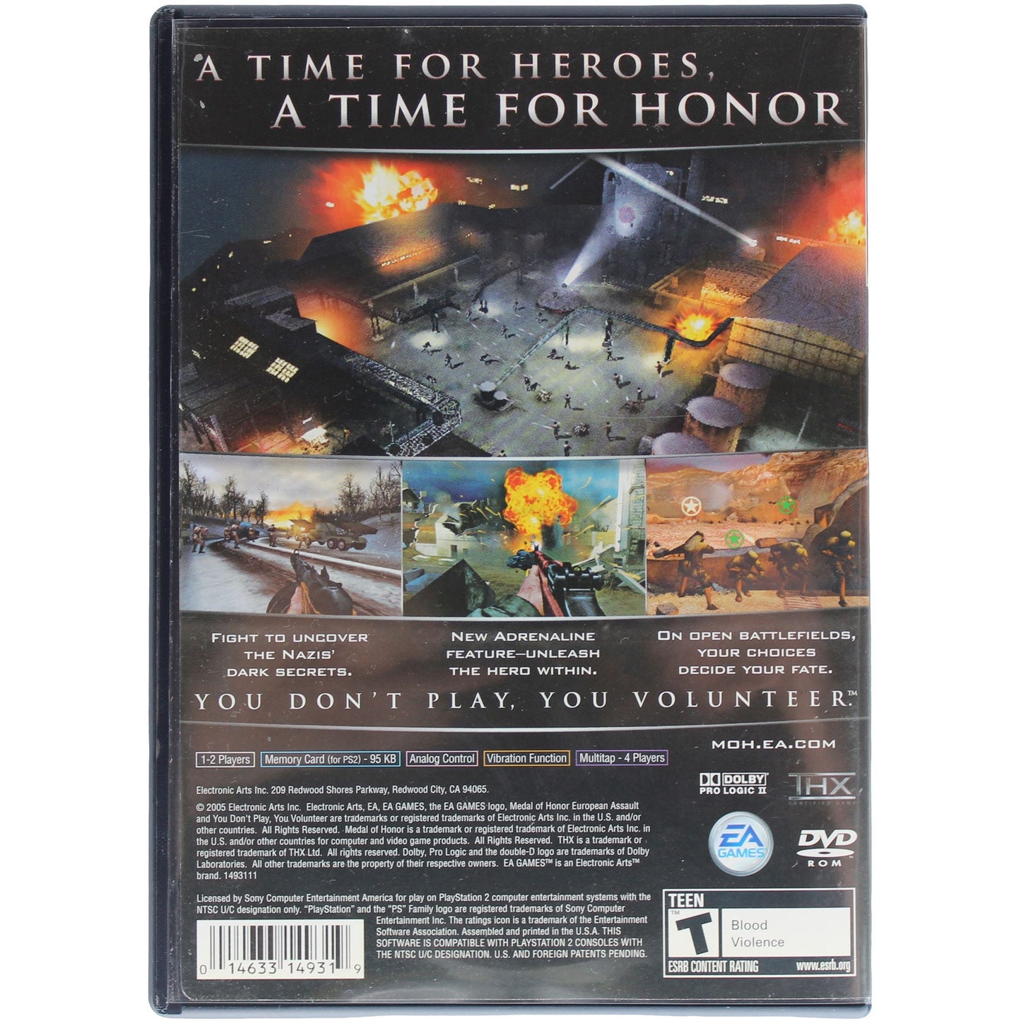 Medal Of Honor: European Assault (PS2)