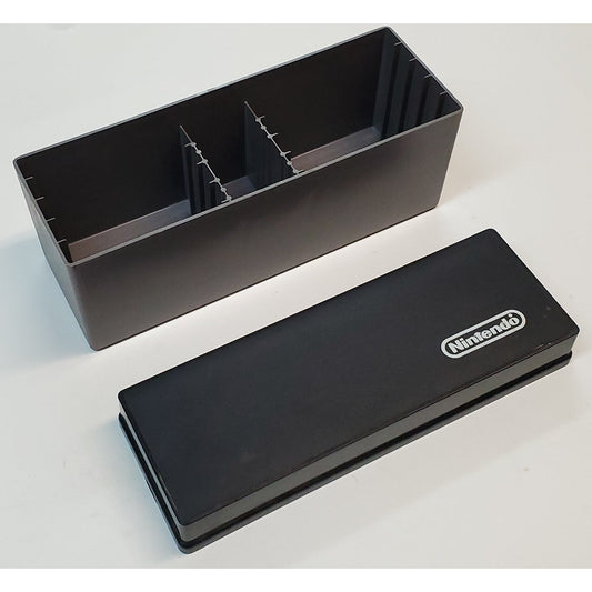 Nintendo NES 10 Cartridge Game Storage Case Organizer Holder With Lid - Vintage