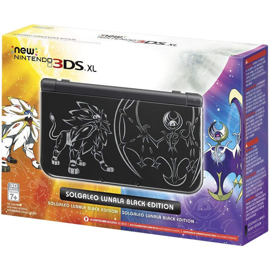 New Nintendo 3DS XL Solgaleo Lunala Black Edition