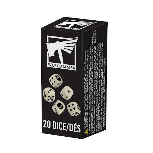 Warhammer Dice (20 piece set) (PRE-ORDER RELEASES APR 4TH)