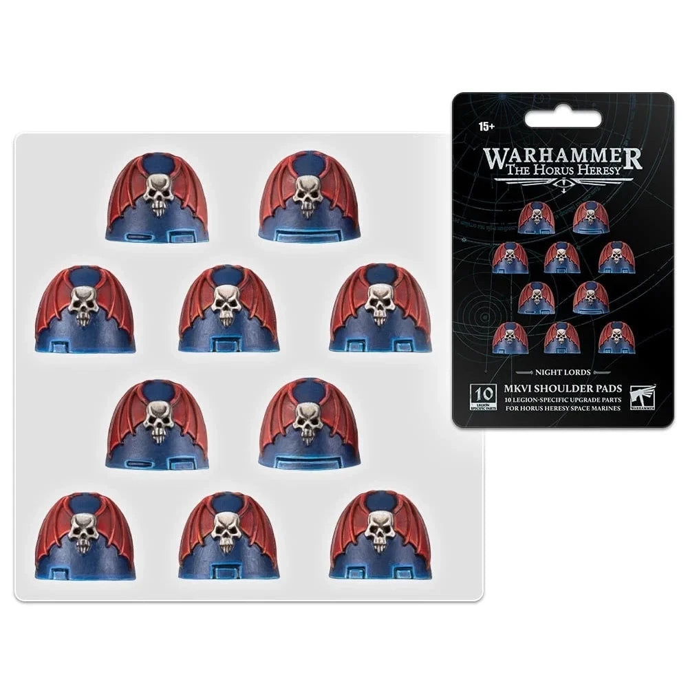 Warhammer 40,000 - Upgrades: Night Lords MKVI Shoulder Pads