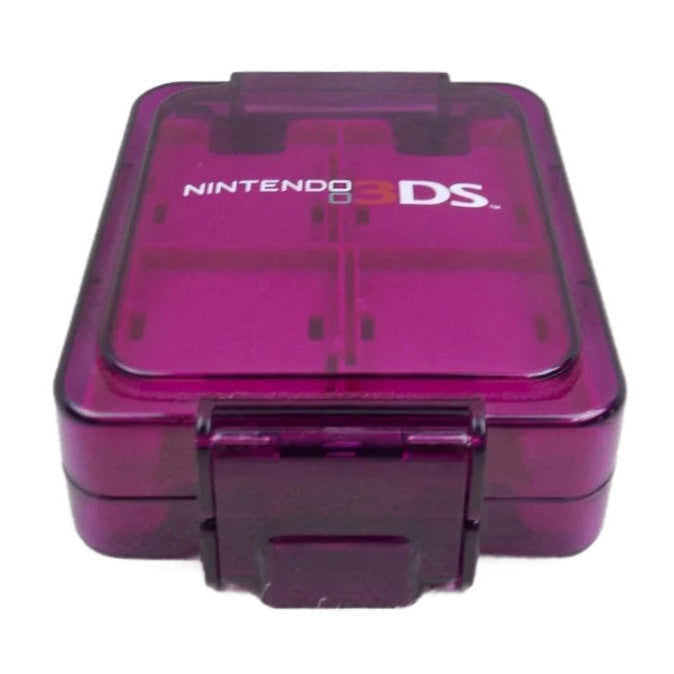 Nintendo DS 3DS Hard Plastic Pink Square 16 Game Cartridge Carrying Case