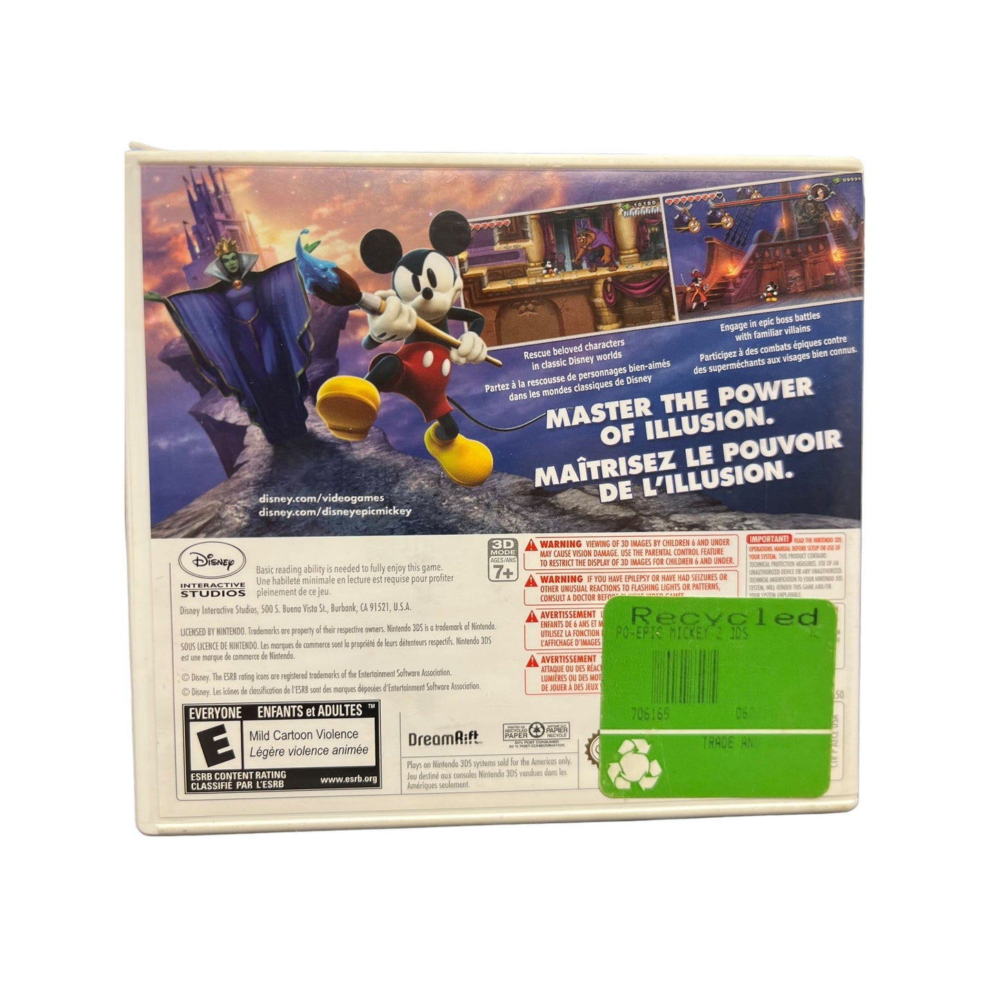 Disney Epic Mickey: Power Of Illusion (3DS)