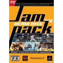 PlayStation 2 game disc pack with multiple images on an orange background