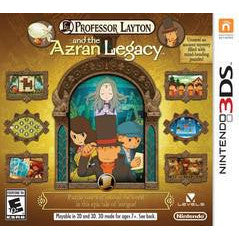 Box art for 'Professor Layton and the Azran Legacy' on Nintendo 3DS