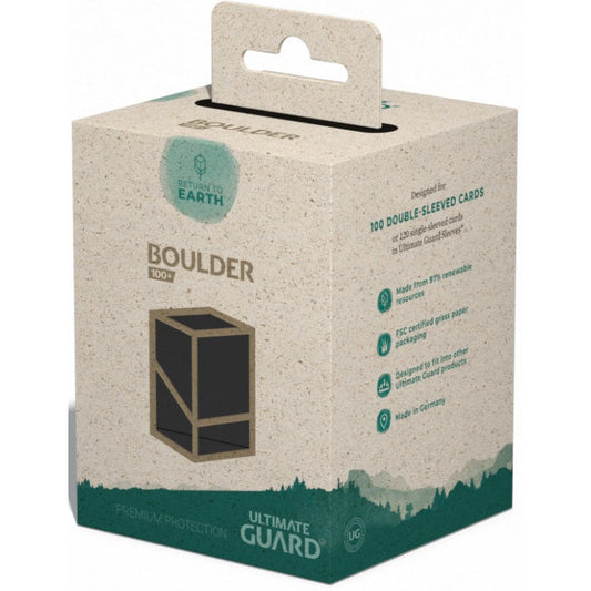 Ultimate Guard Return to Earth Deck Case Boulder 100+ Black