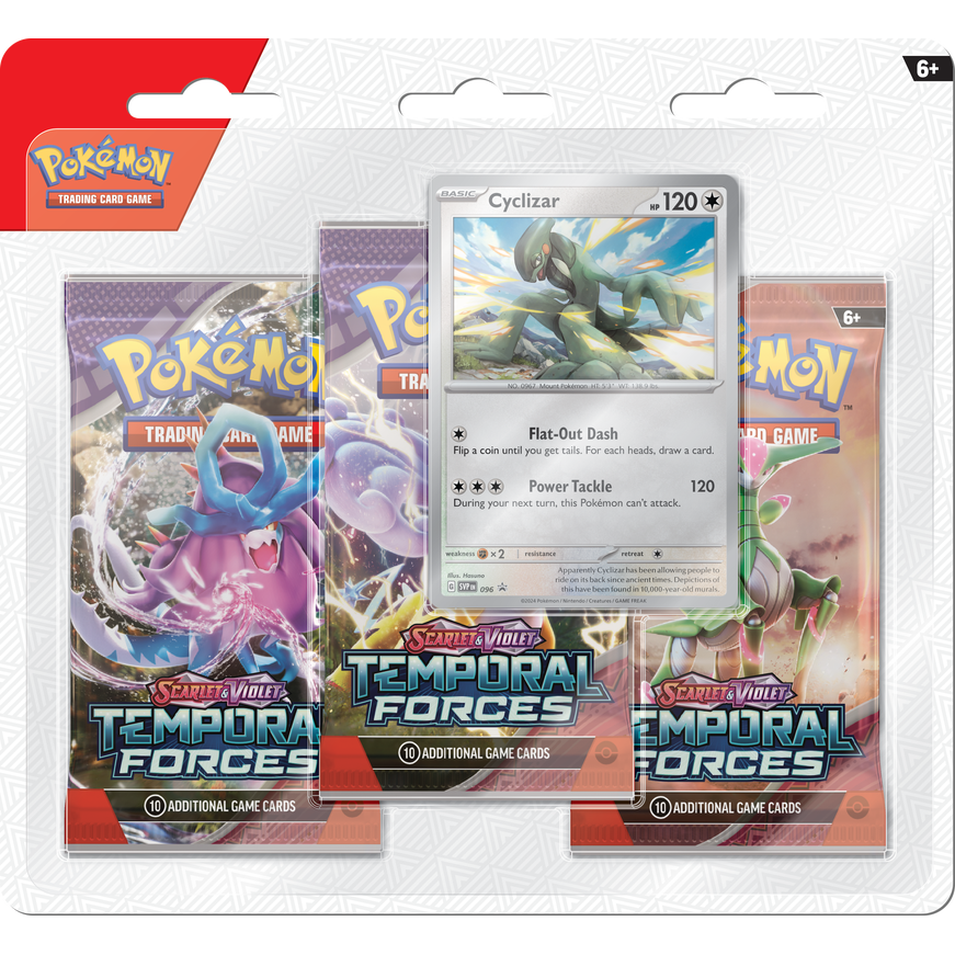 Pokemon TCG: Scarlet & Violet Temporal Forces 3 Pack